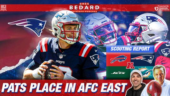 .@FDsportsbook Podcast & Video: Bedard Patriots Pod - Scouting the AFC East and Pats' place in it taken at BSJ Headquarters (Patriots)
